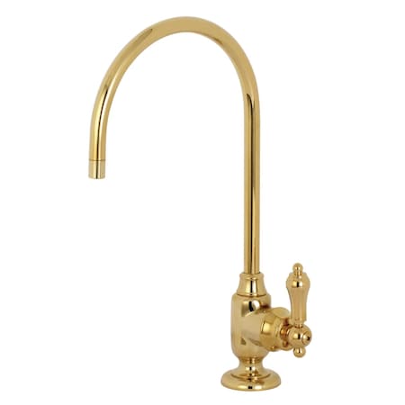 Kingston Brass KS5192BAL Heirloom Sgl-Handle Water Filtration Faucet, Polished Brass KS5192BAL